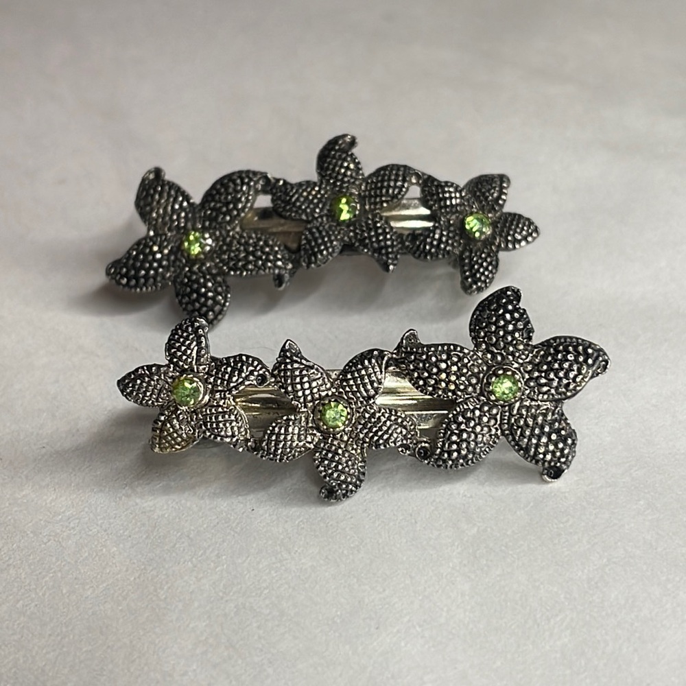 Vintage bundle barrette set 💚